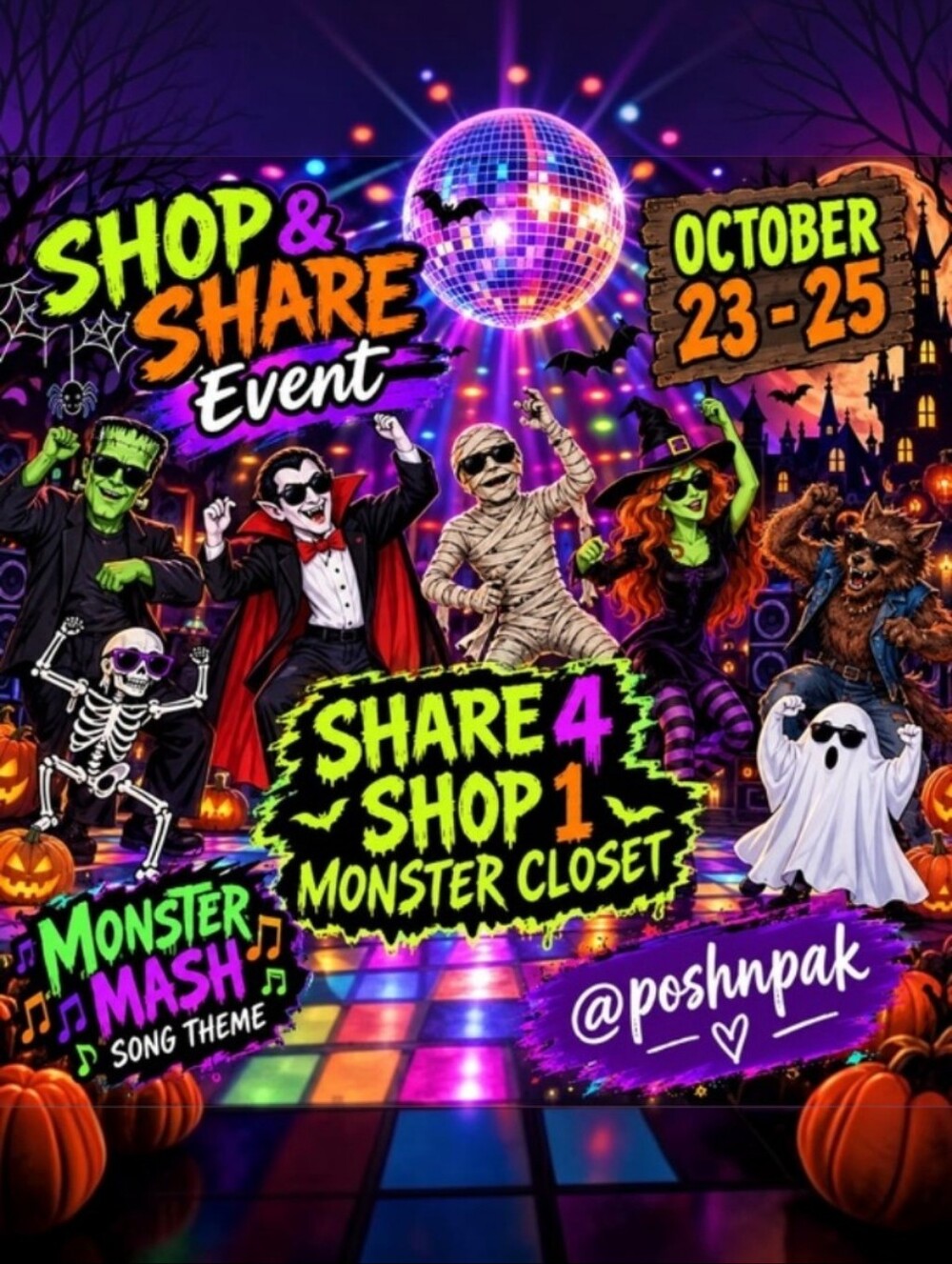 #  Monster Mash Share N Shop